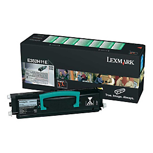 Toner Lexmark n° E352H11E noir pour imprimantes laser Toner Lexmark n° E352H11E noir pour imprimantes laser
