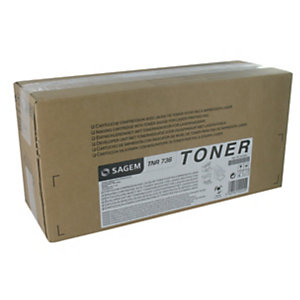 Toner Sagem TNR 736 noir pour imprimantes laser