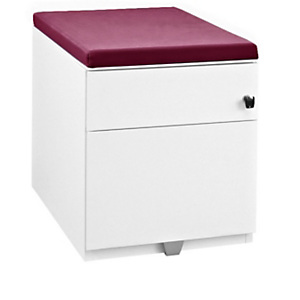 Top pour caisson mobile Vitaly, Tissu Rose framboise Top pour caisson mobile Vitaly, Tissu Rose framboise