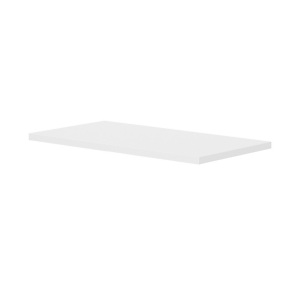 Top de finition en mélaminé pour caisson Harmonie L.80 cm x P.45 cm - Blanc Top de finition en mélaminé pour caisson Harmonie L.80 cm x P.45 cm - Blanc