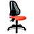 TOPSTAR Open Point Contact Classic Silla de oficina, malla y tela, altura 101-109 cm, naranja y negro - 1