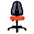 TOPSTAR Open Point Contact Classic Silla de oficina, malla y tela, altura 101-109 cm, naranja y negro - 2