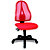 TOPSTAR Open Point Contact Silla de oficina, malla y tela, altura 101-109 cm, rojo - 1