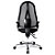 TOPSTAR Open Point® Deluxe SY Silla de oficina, malla y tela, altura 103-111 cm, negro - 4