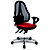 TOPSTAR Open Point Sincro Deluxe Silla de oficina, malla y tela, altura 101-109 cm, rojo y negro - 1