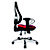 TOPSTAR Open Point Sincro Deluxe Silla de oficina, malla y tela, altura 101-109 cm, rojo y negro - 3