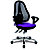 TOPSTAR Open Point Sincro Deluxe Silla de oficina, malla y tela, altura 101-109 cm, violeta y negro - 1