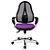 TOPSTAR Open Point Sincro Deluxe Silla de oficina, malla y tela, altura 101-109 cm, violeta y negro - 2