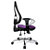 TOPSTAR Open Point Sincro Deluxe Silla de oficina, malla y tela, altura 101-109 cm, violeta y negro - 3