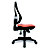 TOPSTAR Open Point Sincro Silla de oficina, malla y tela, altura 101-109 cm, naranja y negro - 3