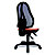 TOPSTAR Open Point Sincro Silla de oficina, malla y tela, altura 101-109 cm, naranja y negro - 4