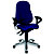 TOPSTAR Sitness 10 Silla de oficina de tejido 100% poliéster, 104-117 cm de altura, azul - 1