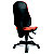 TOPSTAR Support Sincro Silla de oficina, tela, altura 100-113 cm, naranja - 4