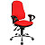 TOPSTAR Support SY Silla de oficina, tela, altura 99-112 cm, rojo - 1