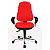 TOPSTAR Support SY Silla de oficina, tela, altura 99-112 cm, rojo - 2
