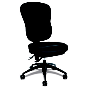 TOPSTAR Wellpoint Silla de oficina, tela, altura 100-112 cm, negro TOPSTAR Wellpoint Silla de oficina, tela, altura 100-112 cm, negro
