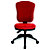 TOPSTAR Wellpoint Silla de oficina, tela, altura 100-112 cm, rojo - 1