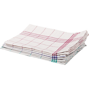 Torchons coton assortis 50 x 70 cm, lot de 6 Torchons coton assortis 50 x 70 cm, lot de 6