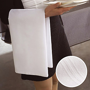 Torchons avec liteau de service blanc 55 x 77 cm, lot de 3 Torchons avec liteau de service blanc 55 x 77 cm, lot de 3