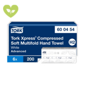 TORK Asciugamani di carta piegati Xpress® Soft compatti, 2 veli, 200 fogli, Intercalati a M, Finitura goffrata, 21,2 x 32 cm, Bianco (6 pacchi da 200 asciugamani) TORK Asciugamani di carta piegati Xpress® Soft compatti, 2 veli, 200 fogli, Intercalati a M, Finitura goffrata, 21,2 x 32 cm, Bianco (6 pacchi da 200 asciugamani)