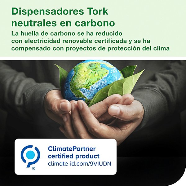Tork Dispensador para Jabón Blanco S4, Certificado de uso fácil, Línea Elevation, 561500 - 2