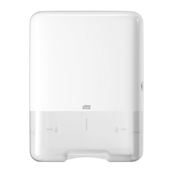 Tork Dispensador de Toalla de Papel Plegada en V/C Blanco H3, Línea Elevation, 553000 - 1