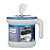 Tork Dispenser portatile per carta asciugamani a estrazione centrale Reflex™, Plastica,  26,6 x 22,5 x 22 cm, Bianco e Azzurro - 1