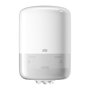 Tork Distributeur d’essuie-mains M2 à dévidage central, plastique, blanc Tork Distributeur d’essuie-mains M2 à dévidage central, plastique, blanc