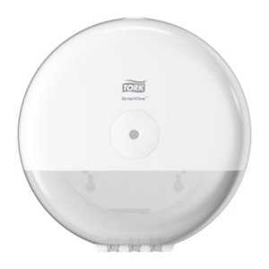 Tork Distributeur de papier toilette SmartOne Mini T9 diamètre 21.9 cm - plastique blanc/ gris