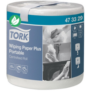 Tork Essuie-tout double épaisseur absorbant Plus M2 blanc à dévidage central - 473329 - Bobine de 80 m Tork Essuie-tout double épaisseur absorbant Plus M2 blanc à dévidage central - 473329 - Bobine de 80 m