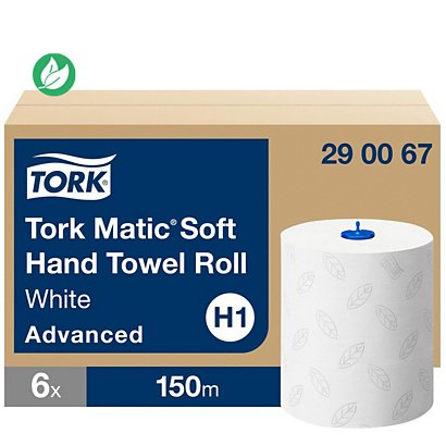 Tork Essuie-mains en rouleau Matic - 150 m - Lot de 6 - 1