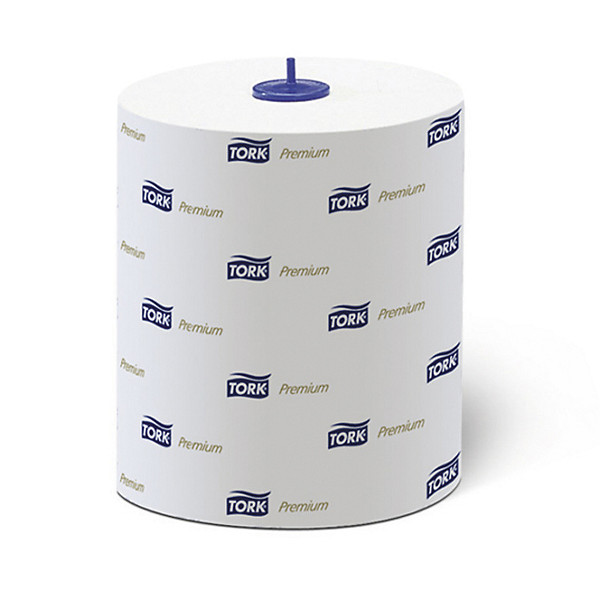 Tork hand towel rolls, premium white, pack of 6 - 1