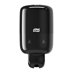 Tork Minidispensador de jabón líquido de plástico negro 500 ml 206 x 112 x 114 mm