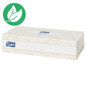 Tork Mouchoirs en papier Premium F1, double épaisseur, 100 mouchoirs, 200 mm, blanc Tork Mouchoirs en papier Premium F1, double épaisseur, 100 mouchoirs, 200 mm, blanc