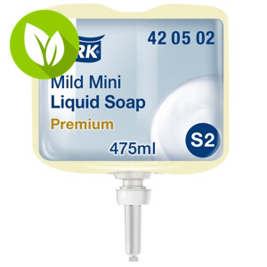 Tork Premium Mild S2 Jabón líquido de manos minicartucho de 475 ml