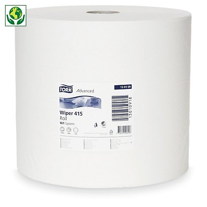 Tork® tørkepapir - Standard W1 - hvitt papir på rull