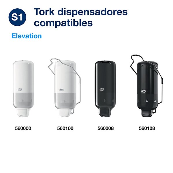 Tork Sensitive Jabón Líquido para Lavado de Manos S1, Dermatológicamente probado, 6 × 1000 ml, 420701 - 9
