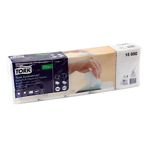 TORK Serviettes Premium Tork Xpressnap® N4, pliage 1/2, le paquet de 1000 serviettes