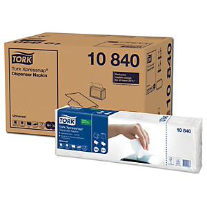 Tork Servilletas universales desechables, 1 capa, 1125 hojas, 21,6 cm, blanco Tork Servilletas universales desechables, 1 capa, 1125 hojas, 21,6 cm, blanco