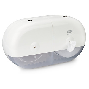 Tork SmartOne® Twin Mini toilet roll dispenser Tork SmartOne® Twin Mini toilet roll dispenser