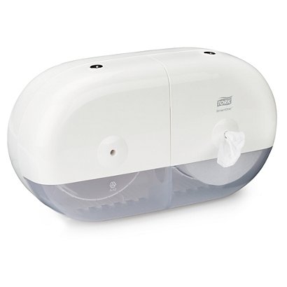 Tork SmartOne® Twin Mini toilet roll dispenser