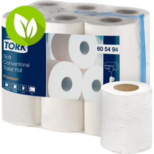 TORK T4 Rollo de papel higiénico Doméstico de 2 capas y 19 m, paquete de 108 rollos