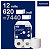 TORK T9 Rollo de papel higiénico SmartOne® Mini Jumbo de 2 capas y 111 m, paquete de 12 rollos - 2