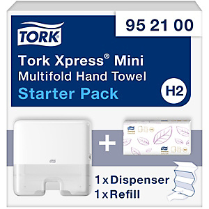 Tork Xpress® Elevation H2 Dispenser per asciugamani intercalati, Plastica ABS, 302 x 102 x 444 cm, Bianco Tork Xpress® Elevation H2 Dispenser per asciugamani intercalati, Plastica ABS, 302 x 102 x 444 cm, Bianco