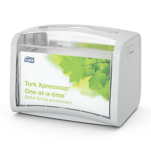 Tork Xpressnap Dispenser per tovaglioli in plastica grigia 155 x 201 x 150 mm Tork Xpressnap Dispenser per tovaglioli in plastica grigia 155 x 201 x 150 mm