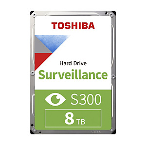 Toshiba S300 Surveillance, 3.5'', 8 To, 7200 tr/min HDWT380UZSVA