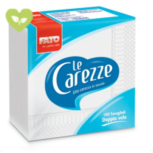 Tovagliolo monouso in pura cellulosa Le Carezze, 2 veli, Goffrato, 30 x 30 cm, Bianco (confezione 3000 pezzi) Tovagliolo monouso in pura cellulosa Le Carezze, 2 veli, Goffrato, 30 x 30 cm, Bianco (confezione 3000 pezzi)