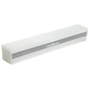 toyma Portarrollos con cuchilla inox transparente toyma Portarrollos con cuchilla inox transparente