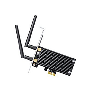 TP-Link AC1300, Interno, Inalámbrico, PCI Express, WLAN, 867 Mbit/s, Negro ARCHER T6E TP-Link AC1300, Interno, Inalámbrico, PCI Express, WLAN, 867 Mbit/s, Negro ARCHER T6E