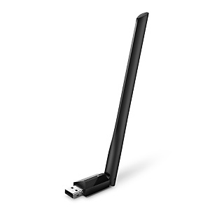 TP-Link AC600 High Gain Wireless Dual Band USB Adapter, Interne, Avec fil, USB, WLAN, 600 Mbit/s, Noir ARCHER T2U PLUS TP-Link AC600 High Gain Wireless Dual Band USB Adapter, Interne, Avec fil, USB, WLAN, 600 Mbit/s, Noir ARCHER T2U PLUS